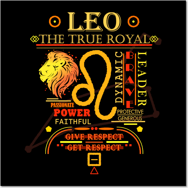 LEO Wall Art by selflesstees